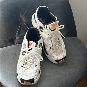 Adidas White and Black Sneakers